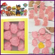 Paw Patrol Chase Cookie Mold Chocolate Mold Alphabet Press Stamp DIY Printing