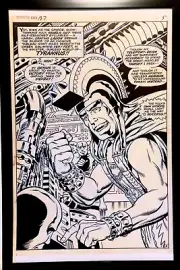 Incredible Hulk #127 pg. 4 by Herb Trimpe 11x17 FRAMED Original Art Print Poster