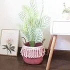 Laundry Basket Practical Dirt-proof Comfortable Touch Flower Basket No Odor