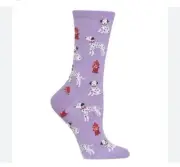 NWT WOMENS Hot Socks Crew Socks Dalmatian & Fire Hydrant