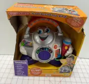 Fisher Price Talking Fun 2 Learn DJ Music Boom Box ABC Colors 123 Brand New