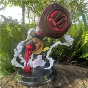 One Piece Anime Figure 24cm Great Ape King Gun 4 Luffy Pieces Statue Figures