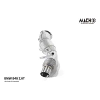 在飛比找momo購物網優惠-Mach5 BMW G01／G02 高流量帶三元催化排氣管(