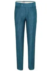 Isaac Mizrahi Boy's 2-20 Slim Fit Flat Front Solid Linen Pants - CLEARANCE