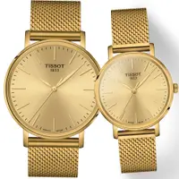 在飛比找PChome24h購物優惠-TISSOT 天梭 Everytime 經典雋永時尚對錶-T