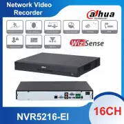 Dahua 4K AI NVR 16CH WizSense 1U Recorder Face Recognition NVR5216-EI NO POE