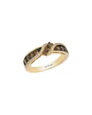 Le Vian Chocolate & Honey 14K 0.69 ct. tw. Diamond Half-Eternity Ring