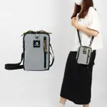 【CONVERSE】肩背包 SHOULDER BAG 灰 黑 可調背帶 斜背包 隨行包 小包(10027006A01)