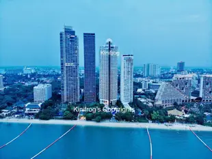 旺馬特海灘的3臥室公寓 - 120平方公尺/3間專用衛浴Oceanfront3Bedrooms@Pattaya-WongAmat+WI-FI+Netflix