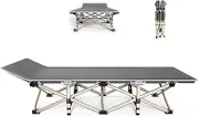 YIGECHENXIN Folding Camping Cot, Portable Folding Outdoor Bed for Adults Kids Adjustable Multifunctional Bed Chair 10 Seconds to Store for Travel Camping/Office