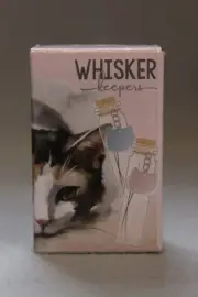 Whisker Keepers Set of 2 Jars Cat Lady Box NIB NEW