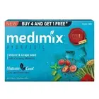 Medimix Ayurvedic Cool Bathing Soap Menthol Vetiver & Grape Seed 125Gm Pack of 4