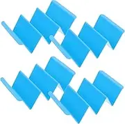 SUPVOX 4pcs Baking Food Rack Plastic Burrito Stand Plastic Pancake Stand Taco Food Stand Desktop Burrito Stand Kitchen Burrito Stand Household Taco Holder Baking Pancake Stand Blue