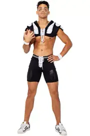 Roma Football Touchdown Hunk Adult Men Costume Sports 6193