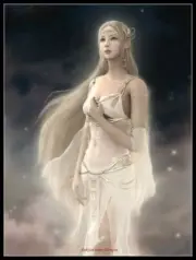 Light Elf - DIY Chart Counted Cross Stitch Patterns Needlework DMC Color 14 ct