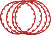 Wheel Rim Protector 4 Pcs 16-20'' Diameter Wheels Rim Protectors, Fits for Tesla Model 3,Car Hub Protection Ring Universal Tire Rim Guard ，Anti-Scratch Car Refit Trims Kit