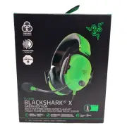 Razer BlackShark V2 X Wired Gaming Headset Green Multi-Platform - NEW Sealed