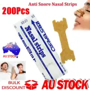 Better Breath Nasal Strips 200 Medium size Anti Snore by Clever Contraptions AN