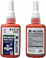 TDR 2pcs Medium Strength Permanent Thread Locker Replace Loctite Adhesive - 50g*2