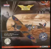 Corgi Aviation Spitfire MkIa Pilot Officer Eric Stanley Lock No.41 Sqn AA39201