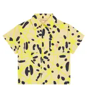 [The Animals Observatory] The Animals Observatory Kangaroo linen and cotton shirt Y 6 beige