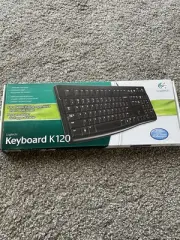Logitech - K120 Full-size Wired Membrane Keyboard for PC New Sealed