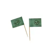 200x Flag Picks 65mm "Medium" Steak Marker One Tree Toothpick Skewer Bamboo
