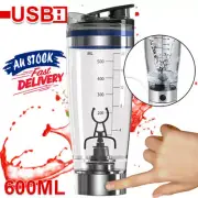 600ml Protein Shaker Electric Smart Mixer Cup Detachable Bottle Portable Blender