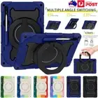 For Samsung Galaxy Tab S10 S9 FE Plus Ultra Heavy Duty Case Stand Cover Strap