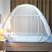 Mosquito Net for Bed, Portable Foldable Mosquito Nets, Mosquito Mesh Net, Fine mesh Mosquito Net for Bed, Portable Tent Mosquito net-1.2 * 2.0 * 1.45m_B