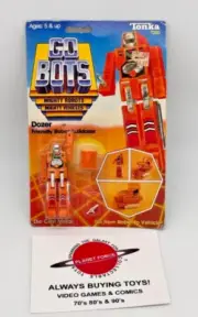 1984 Dozer MOC Vintage Go-Bots Tonka Figure NEW