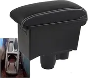 Car Centre Console Storage Box for r&enault for Duster 2019 2020 2021 2022 Car Armrest Box Center Console Storage Box Decoration Accessories BHYYDSS(B3 Real Corium)