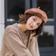 Acorn*橡果-韓系仿羊絨網紅畫家帽貝蕾帽南瓜帽遮陽帽八角帽1822(棕色)