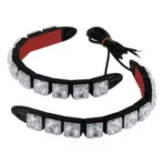 2x White 12V 10 LED Daytime Running Light DRL Car Fog Day Driving Lamp US Part (for: Volvo)