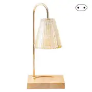 Scented Candle Warmer Lamp Flameless Candle Warming And Scent Diffusing Lamp For Home Bedroom Living Room(regular Eu,champagne Gold)
