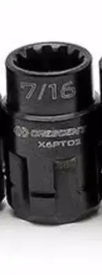 Crescent X6 Pass-Thru Socket 7/16 Universal Max Axess