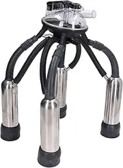 EVTSCAN Milking Cluster, Cow Milking Cluster Milk Cup Set Milking Machine Replacement Milk Claw Cluster