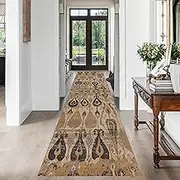 Runners for Hallways Washable Hall Carpet Runner, Long Kitchen Runner Rug Entryway Runner Mat Floor Area Runners for Indoor Hallway Bedroom, Door Rugs(60x450cm)