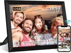FRAMEO Digital Photo Frame,10.1" IPS Touch Screen Smart WiFi Digital