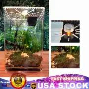 Large Acrylic Reptile Terrarium Gecko Lizard Spider Vivarium Enclosure Tank