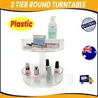 Non-Slip Turntable Pantry Tray Lazy Susan Storage Organizer Kitchen Rack Durable