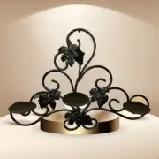 Purple Grape Vines Wall Candle Holder