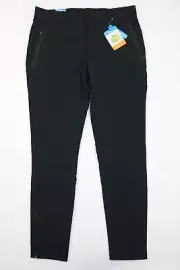 Columbia Flex Mens Tech Fleece Lined Omni-Shield Activewear Pants Black 32L-40L