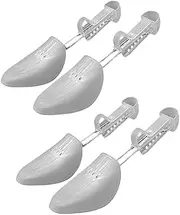 [RJFUJP] 4 Pcs Shoe Stretchers for Women, Shoe Stretcher, Shoe Stretchers, Shoe Shaper, Shoe Tree, Adjustable Length, Suitable for Leather Shoes and Sneakers, Shoe Expander (White), Black, M