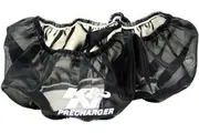 K&N Replacement Air Filter Wrap KNE-3750, Black KNE-3750PK