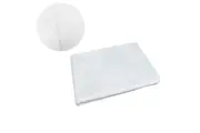 Damask Jacquard Polyester Tablecloth 180cm Round Rosie White
