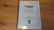 TRIUMPH T90 T100 UNIT TWINS PARTS BOOK MANUAL NO.8 1967 TP16 1/66