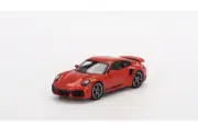 1:64 PORSCHE 911 TURBO S GUARDS RED MINI GT 423