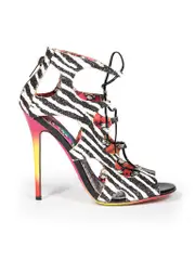 Zebra Rob Pruitt Diffuse Sandals