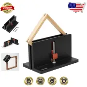 Precision Aluminum Spline Jig for Table Saw & Router - Strengthen Miter Joints